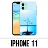 Coque iPhone 11 - Goutte Eau