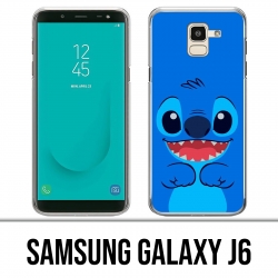 Samsung Galaxy J6 Hülle - Blue Stitch