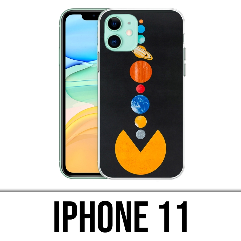 Coque iPhone 11 - Pacman Solaire
