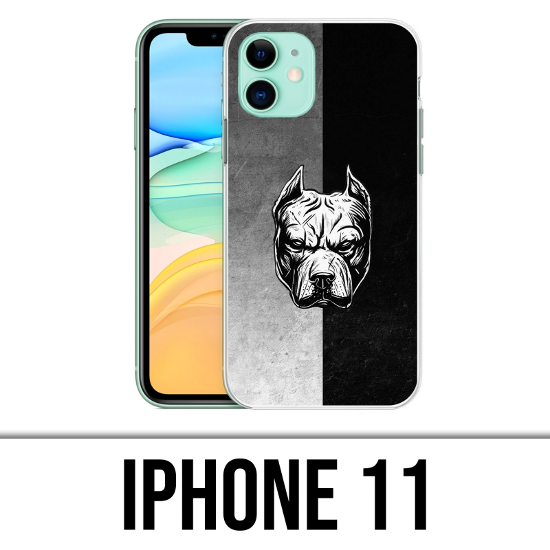 Coque iPhone 11 - Pitbull Art