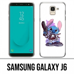 Samsung Galaxy J6 Hülle - Deadpool Stitch