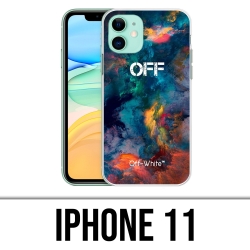 Coque iPhone 11 - Off White Color Cloud