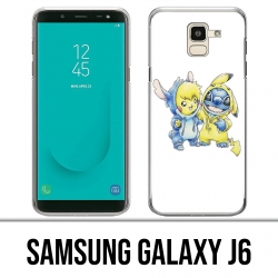 Samsung Galaxy J6 Hülle - Baby Pikachu Stitch