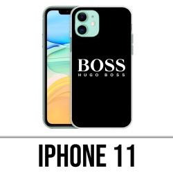 Coque iPhone 11 - Hugo Boss Noir