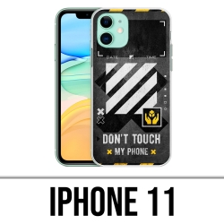 IPhone 11 Case - Off White Berühren Sie das Telefon nicht