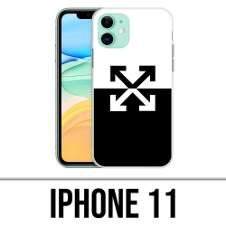 Funda para iPhone 11 - Logotipo blanco roto