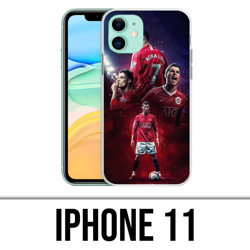 Coque iPhone 11 - Ronaldo Manchester United