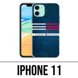 Coque iPhone 11 - Tommy Hilfiger Bandes