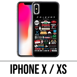 Coque iPhone X / XS - Friends Logo