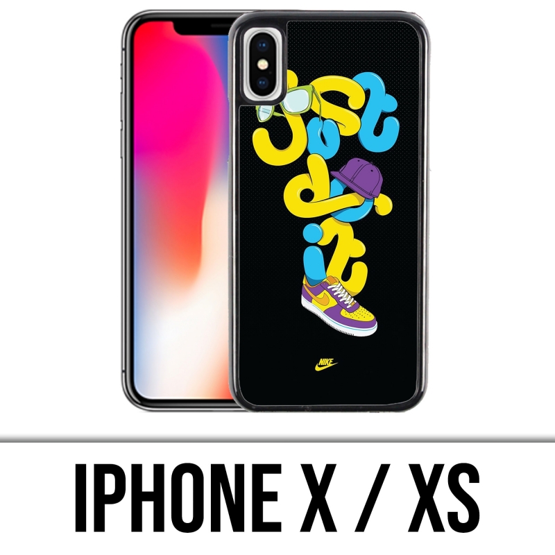 Funda para iPhone X / XS - Nike Just Do It Worm