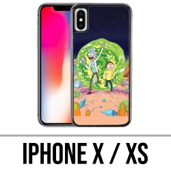 Funda para iPhone X / XS - Rick y Morty
