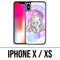 Coque iPhone X / XS - Disney Dumbo Pastel