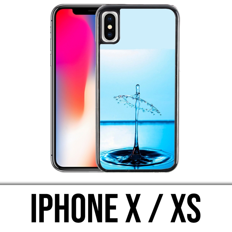IPhone X / XS Case - Wassertropfen