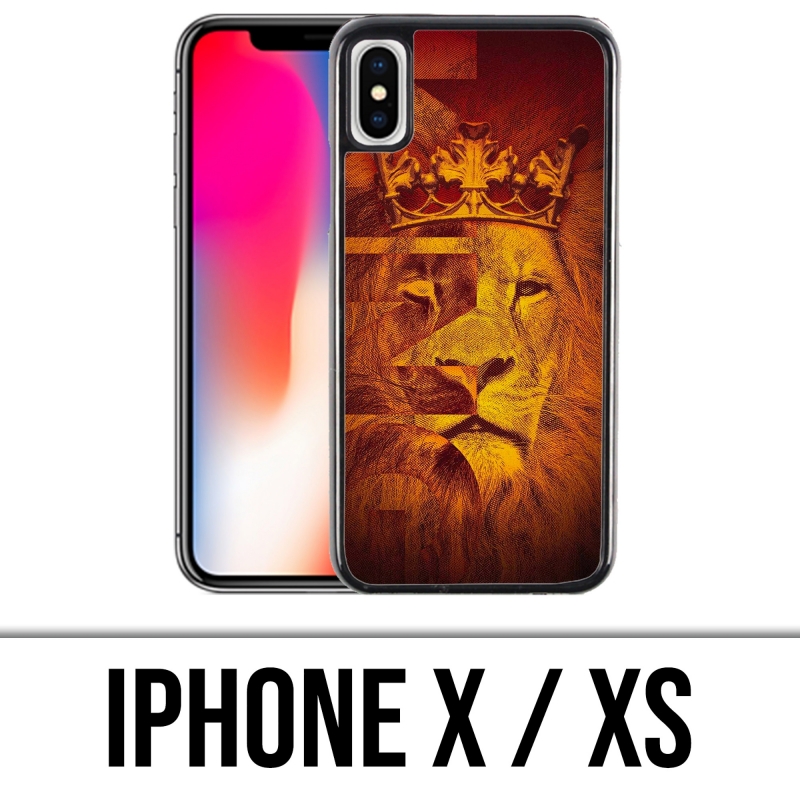 Custodia per iPhone X / XS - Re Leone