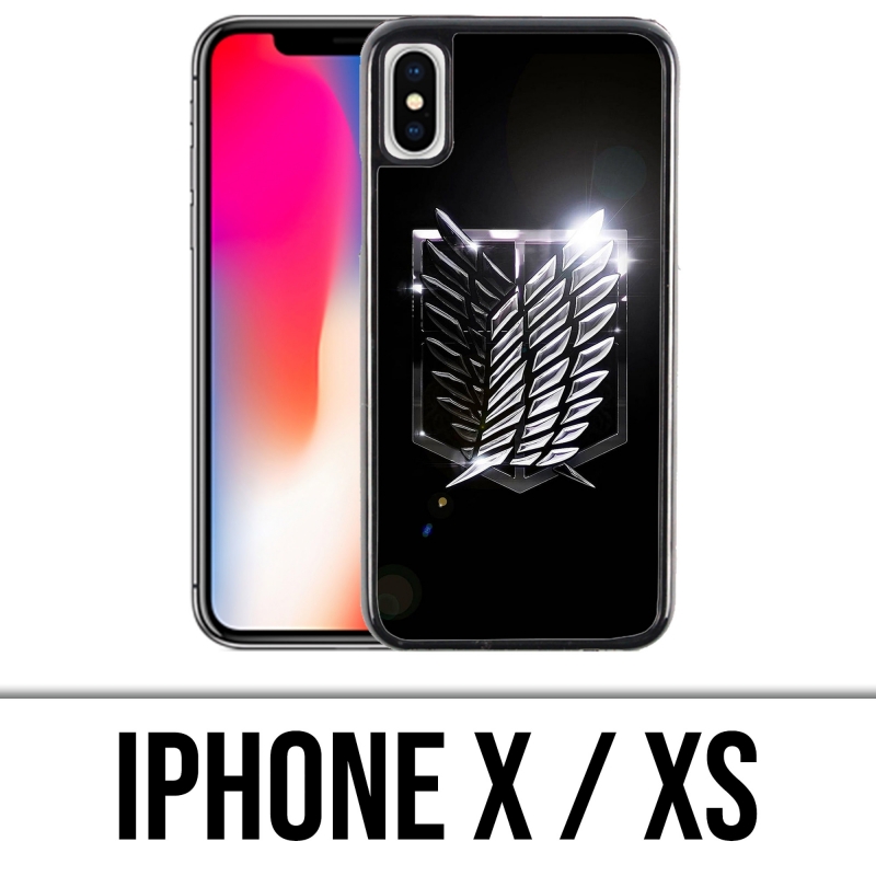 IPhone X / XS Case - Attack On Titan Logo
