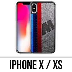 Coque iPhone X / XS - M Performance Effet Cuir