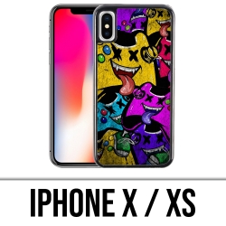 Coque iPhone X / XS - Manettes Jeux Video Monstres