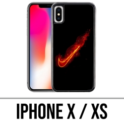 Coque iPhone X / XS - Nike Feu