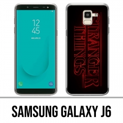 Samsung Galaxy J6 Case - Stranger Things Logo