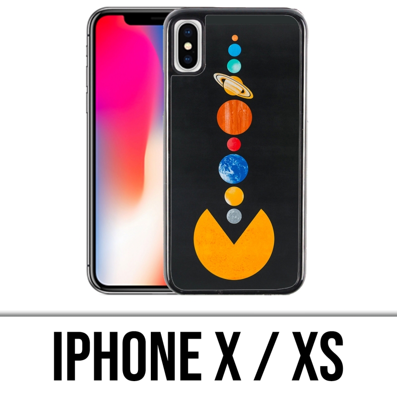 Carcasa para iPhone X / XS - Solar Pacman