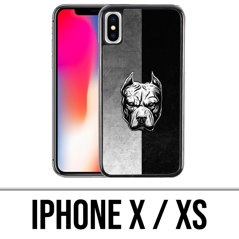 Custodia per iPhone X / XS - Pitbull Art
