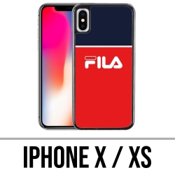 IPhone X / XS Case - Fila Blau Rot