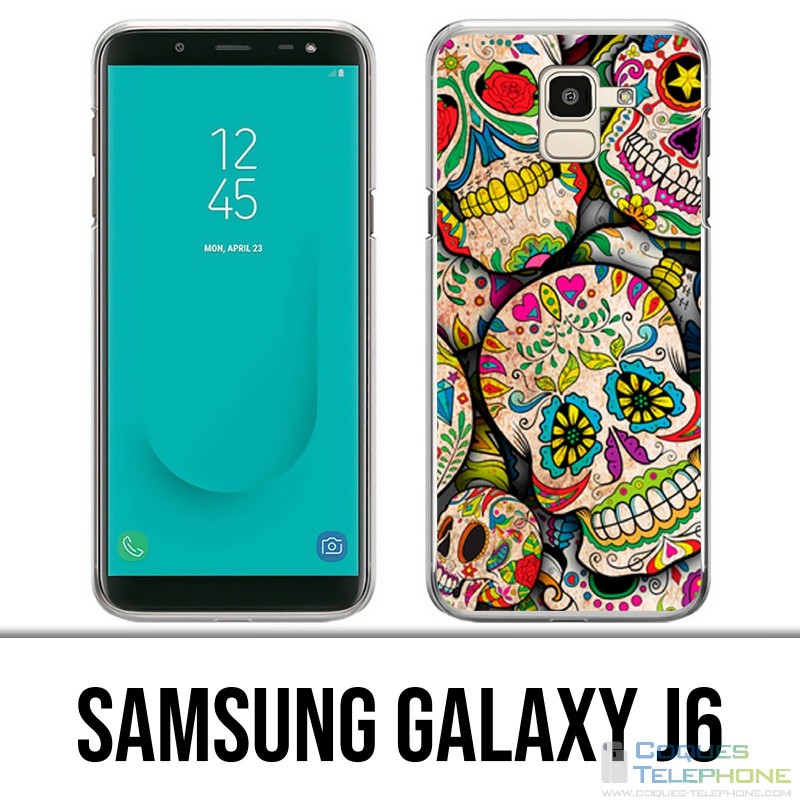 Funda Samsung Galaxy J6 - Sugar Skull