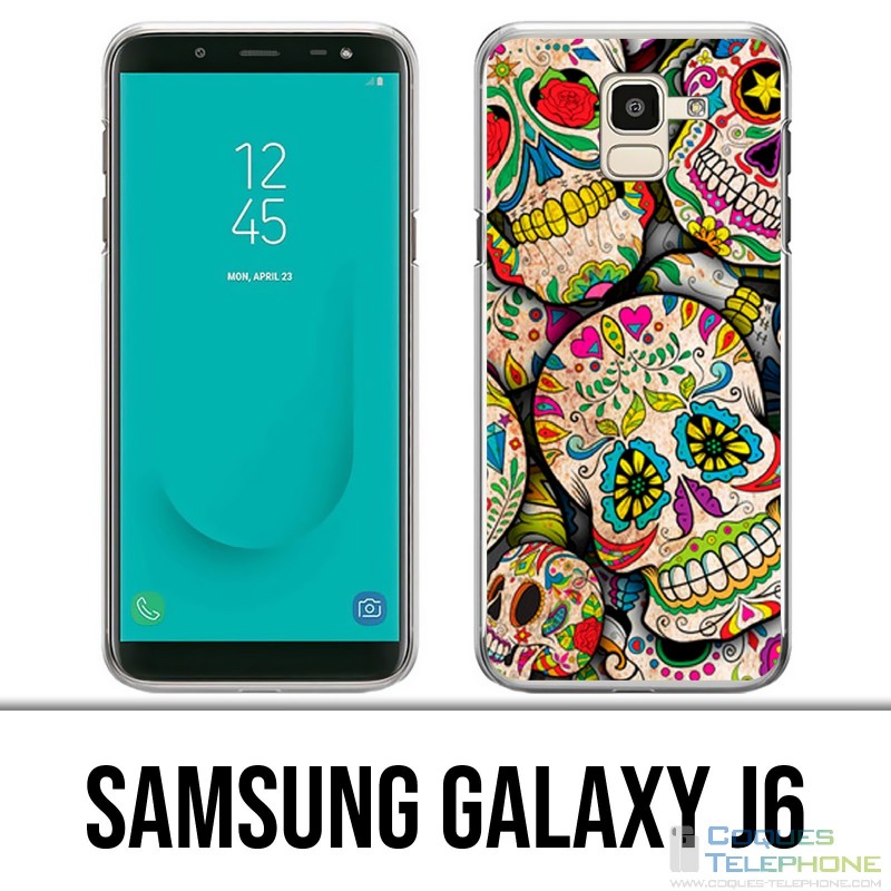 Samsung Galaxy J6 case - Sugar Skull