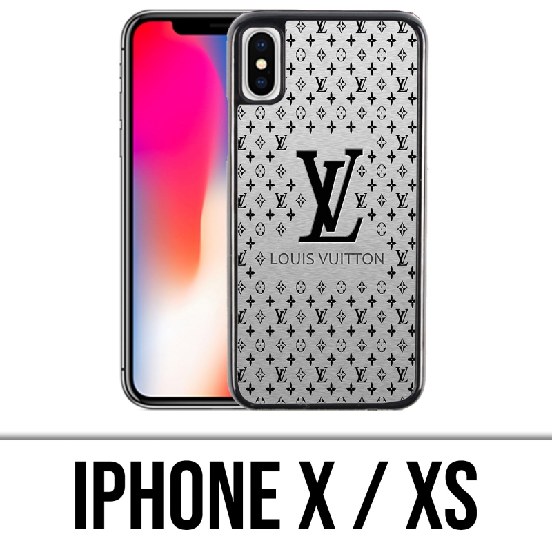 Coque iPhone X / XS - LV Metal