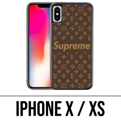 Coque iPhone X / XS - LV Supreme