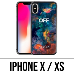 Coque iPhone X / XS - Off White Color Cloud