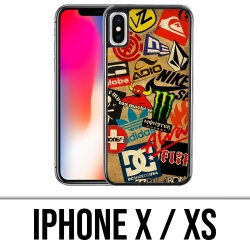 IPhone X / XS Case - Vintage Skate Logo