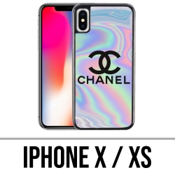 Coque iPhone X / XS - Chanel Holographic