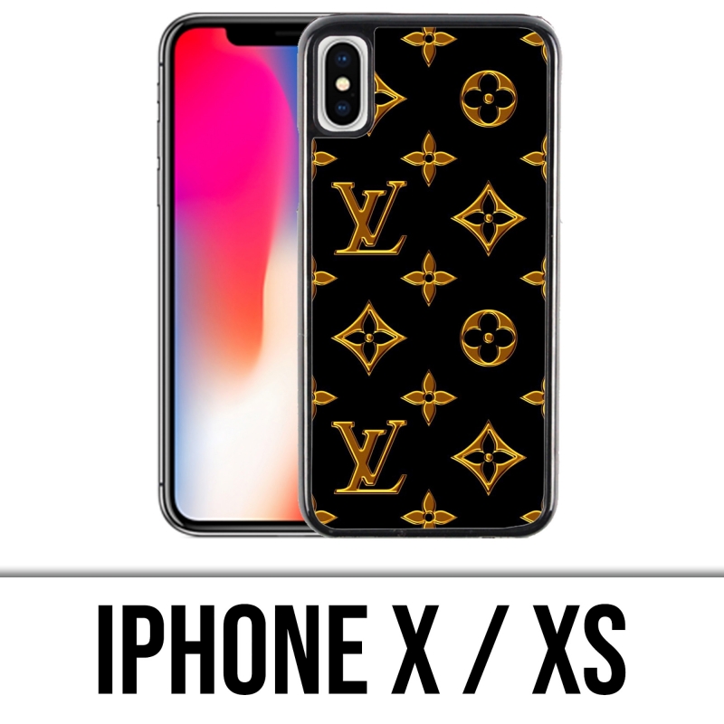 Custodia per iPhone X / XS - Louis Vuitton Gold