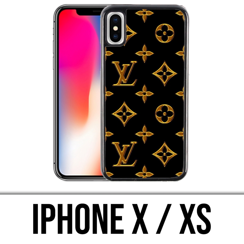 Case for iPhone X and XS - Louis Vuitton Gold