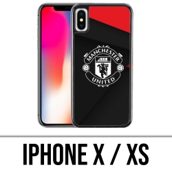 Funda para iPhone X / XS - Logotipo moderno del Manchester United