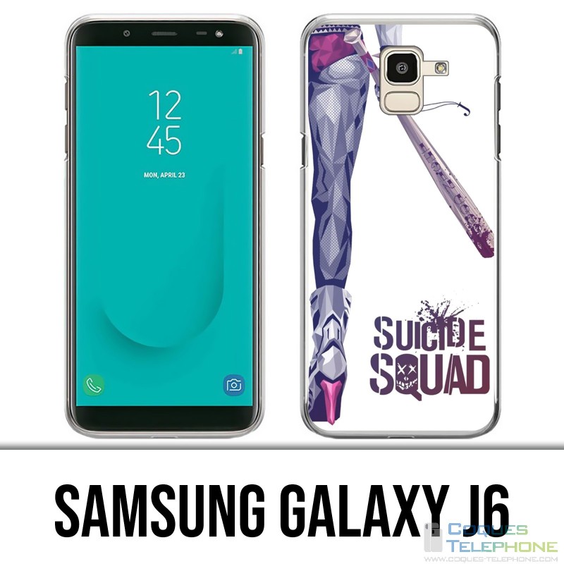 Coque Samsung Galaxy J6 - Suicide Squad Jambe Harley Quinn