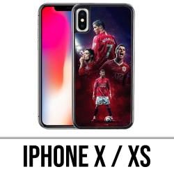 Coque iPhone X / XS - Ronaldo Manchester United