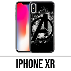 Coque iPhone XR - Avengers Logo Splash