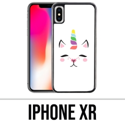 Coque iPhone XR - Gato Unicornio