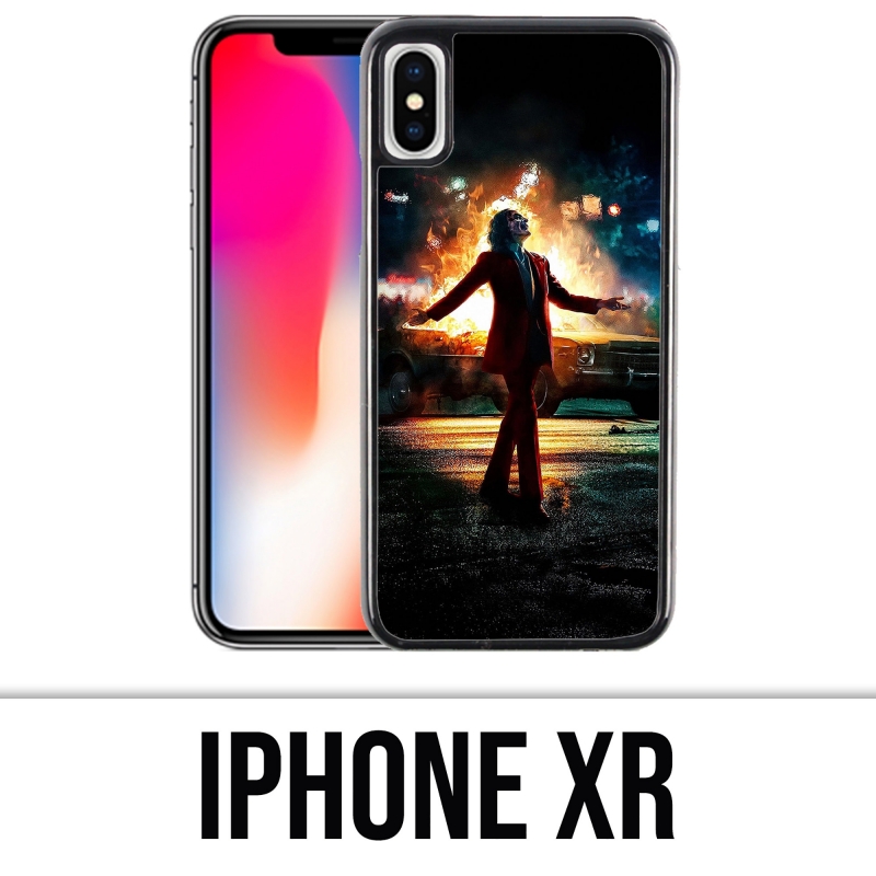 Coque iPhone XR - Joker Batman On Fire
