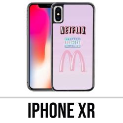 Coque iPhone XR - Netflix And Mcdo