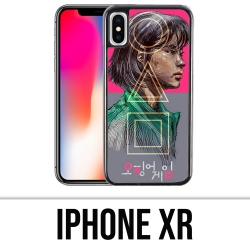 Cover iPhone XR - Squid Game Girl Fanart