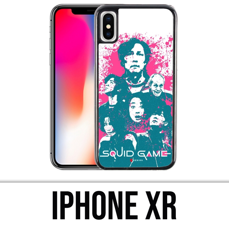 IPhone XR Case - Squid Game Characters Splash