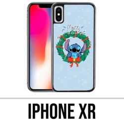 Carcasa para iPhone XR - Stitch Merry Christmas