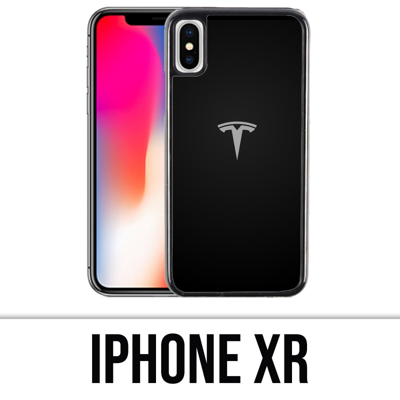 Custodia per iPhone XR - Logo Tesla