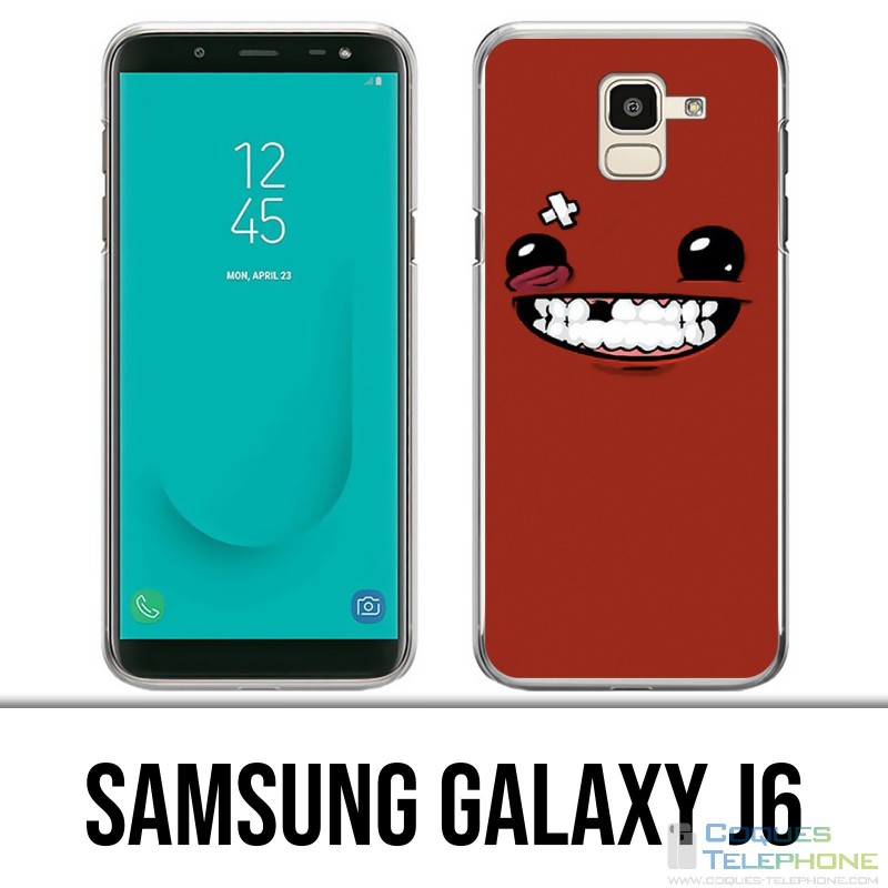 Samsung Galaxy J6 Case - Super Meat Boy