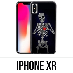 Funda para iPhone XR - Corazón de esqueleto