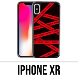 IPhone XR Case - Gefahrenwarnung