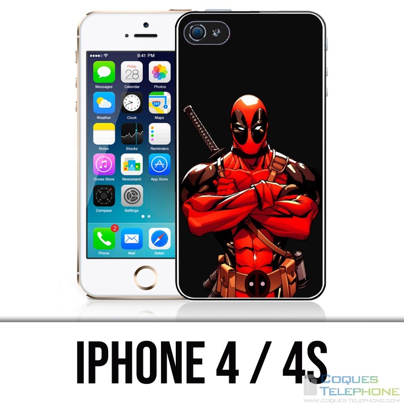 Coque iPhone 4 / 4S - Deadpool Bd